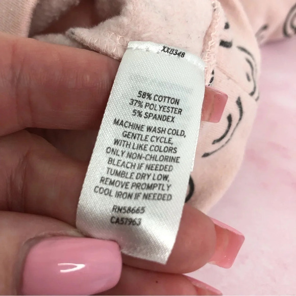 Nordstrom Baby matching set sweatshirt and sweatpants pink rainbow size 3 months - Picture 6 of 11